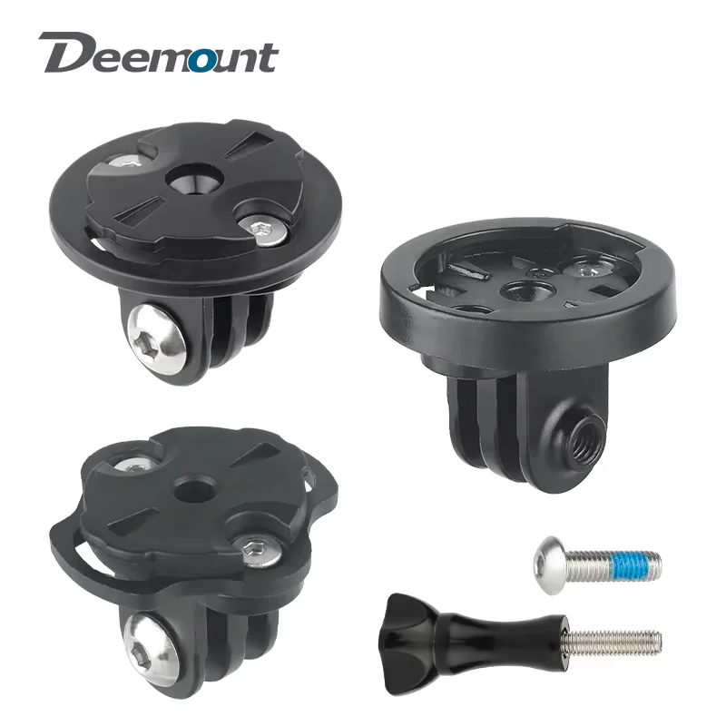 Bicycle Light Holder Adapter Bike Computer Mount for Garmin Gopro Connecting Seat Camera Fixing Base Cycling Front Light Bracket