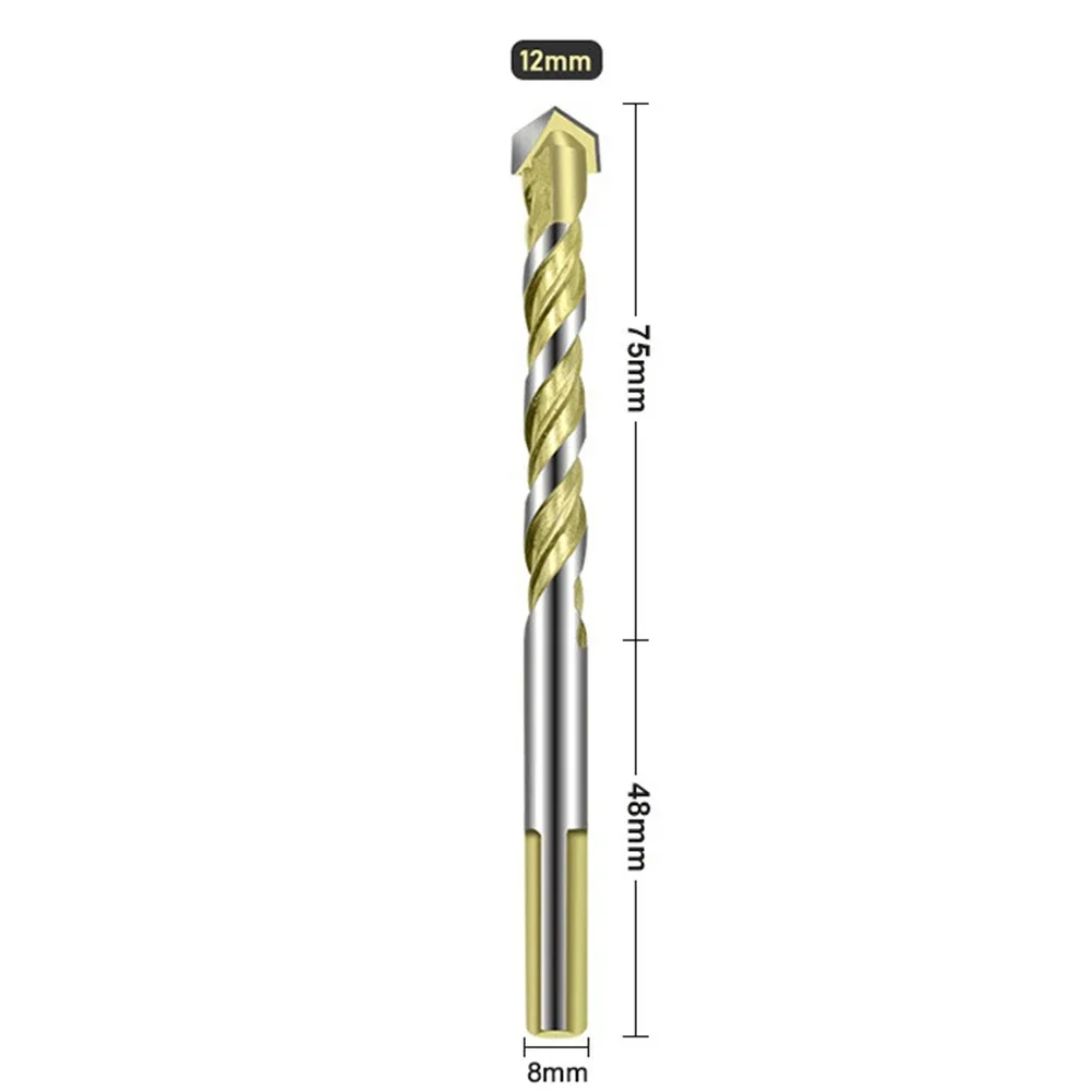 High Quality Practicall Brand New Exquisite Carbide Tip Drill Bit For Tile 1pcs Drill Bit Gold Multifunctional