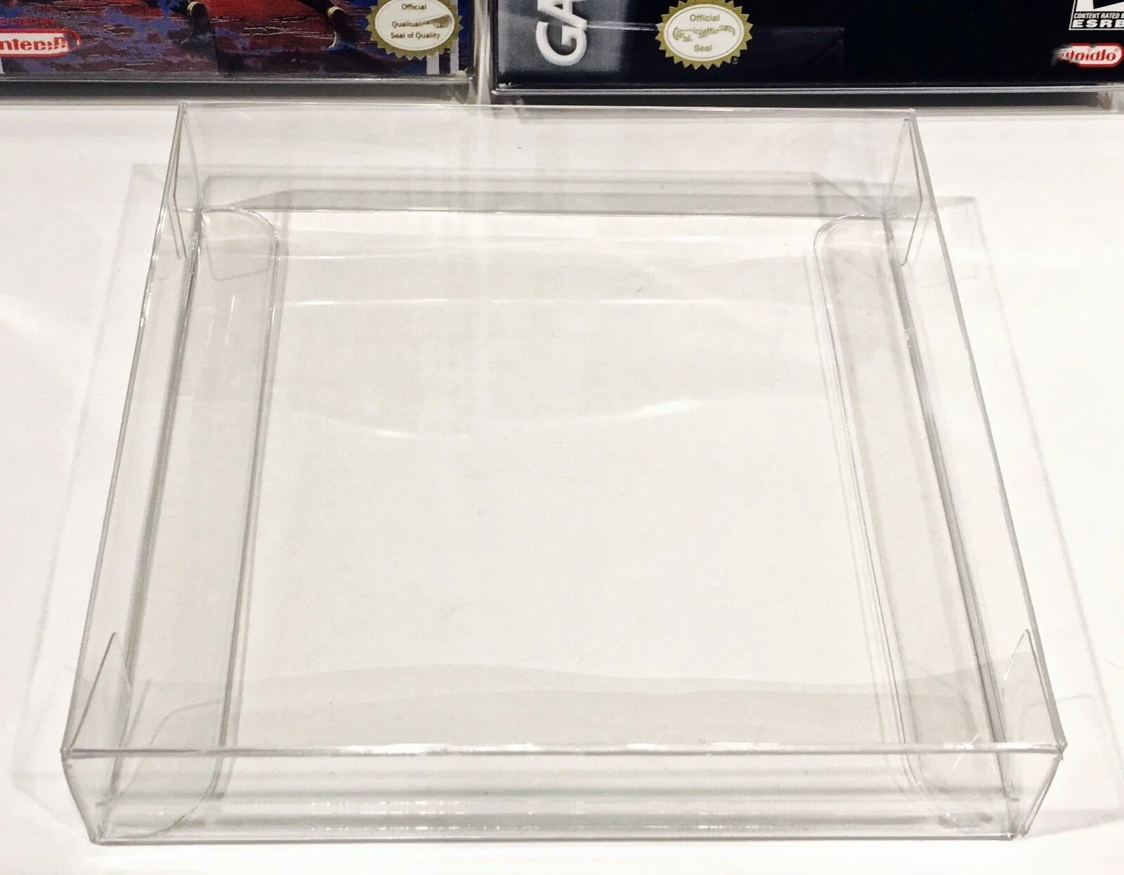 5 Box Protectors for NINTENDO NES Video Game Boxes! Clear Display Cases CIB New