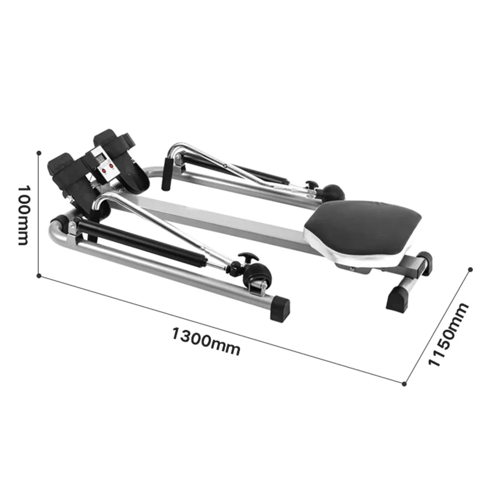 Artudatech Home Gym Adjustable Exercise Rowing Machine Rower  Double Hydraulic Resistance