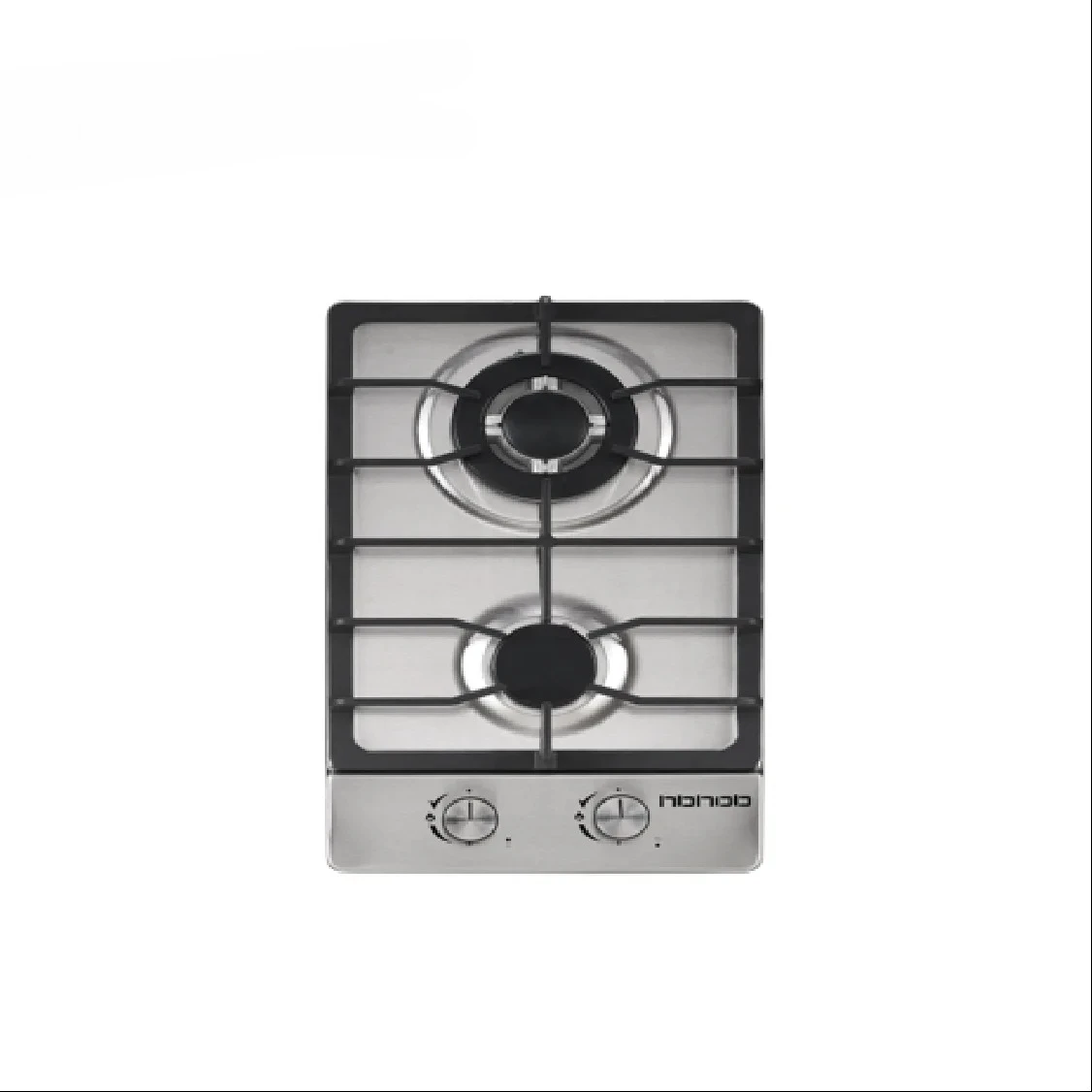 Estufa de gas de acero inoxidable de 2 quemadores: RV y uso en exteriores, encendido eléctrico (al por mayor, resistente, fácil de limpiar) ​