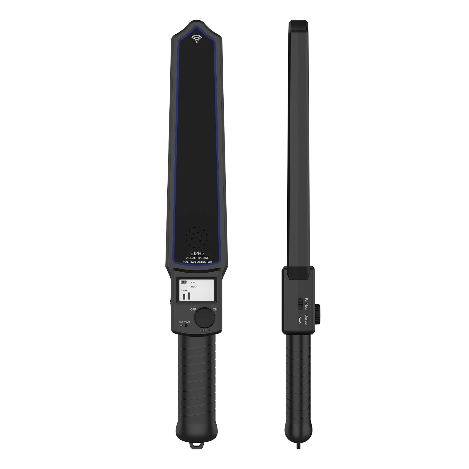 512Hz Pipe Locator - Non-Destructive Detection for Underground Pipes, AC Lines & Safe Excavation For Sewer Pipe Inspection