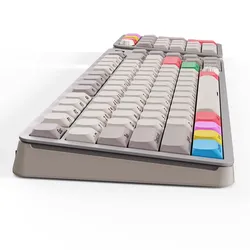 Ultra-slim JWA Low profile MX PBT Dye-Sub Side Engraved Mechanical Keyboar Keycap Compatible with 61/64/75/87/96/108
