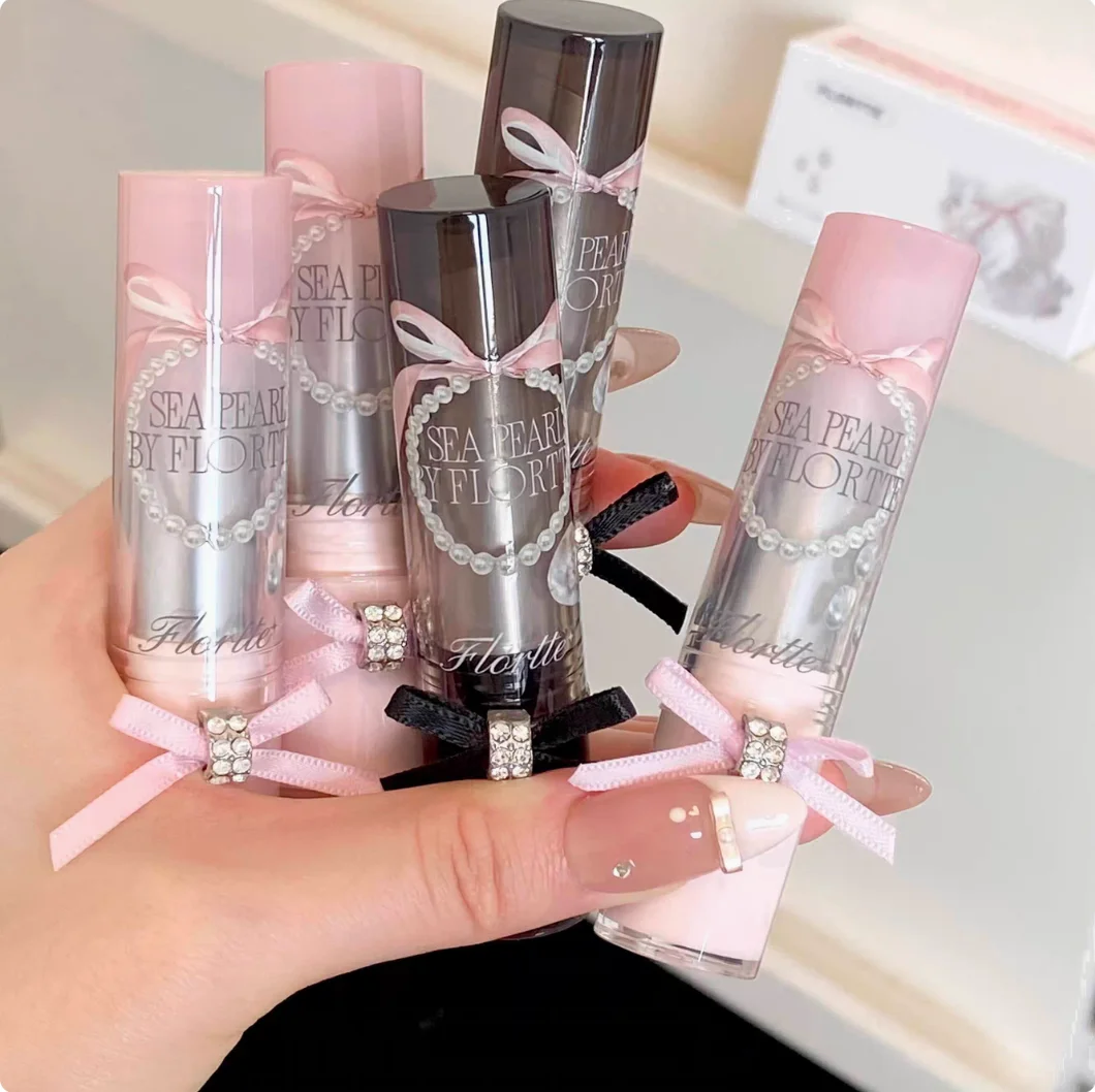 Flortte Melting Balm Solid Lip Gloss ลิปสติก Rouge Lip Glaze Natural Nude สี Hydrating ลิปสติกแต่งหน้าเครื่องสําอาง