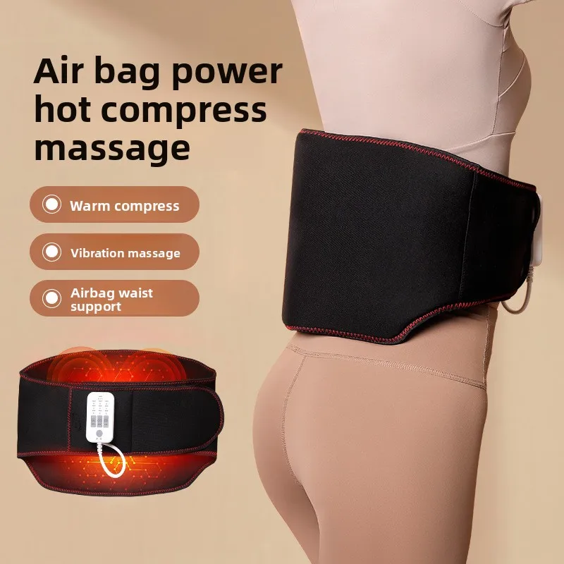 

Graphene Heating Airbag Waist Belt Warm Compress Warm Palace Waist Heating Electric Abdominal Massager