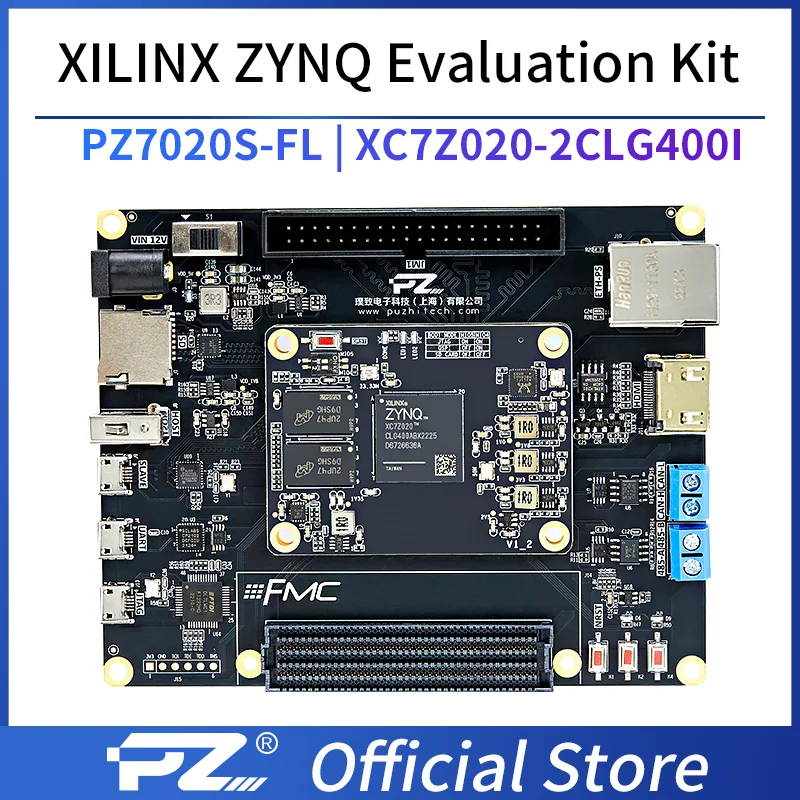 xilinx board Puzhi PZ7020S-FL-KFB Evaluation Kit Xilinx SoC ZYNQ 7000 XC7Z020 FPGA Development Board FPGA Board