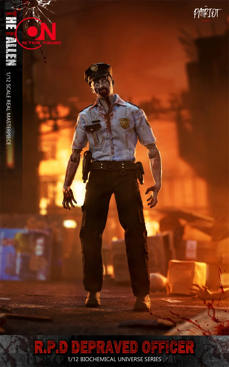 Patriot studio 1/12 RPD officier défini colère déchu figurine modèle 6.7 "mâle soldat figurine corps poupée ensemble complet