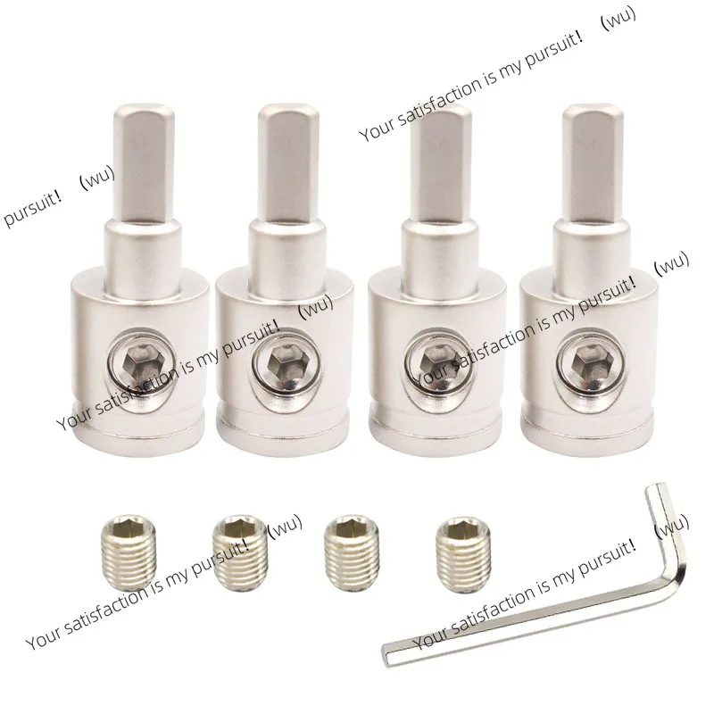 4Pcs 0 Gauge/4 Gauge/8 Gauge Car Audio Cable Terminals Power Ground Wire Amplifier Terminal Power Supply