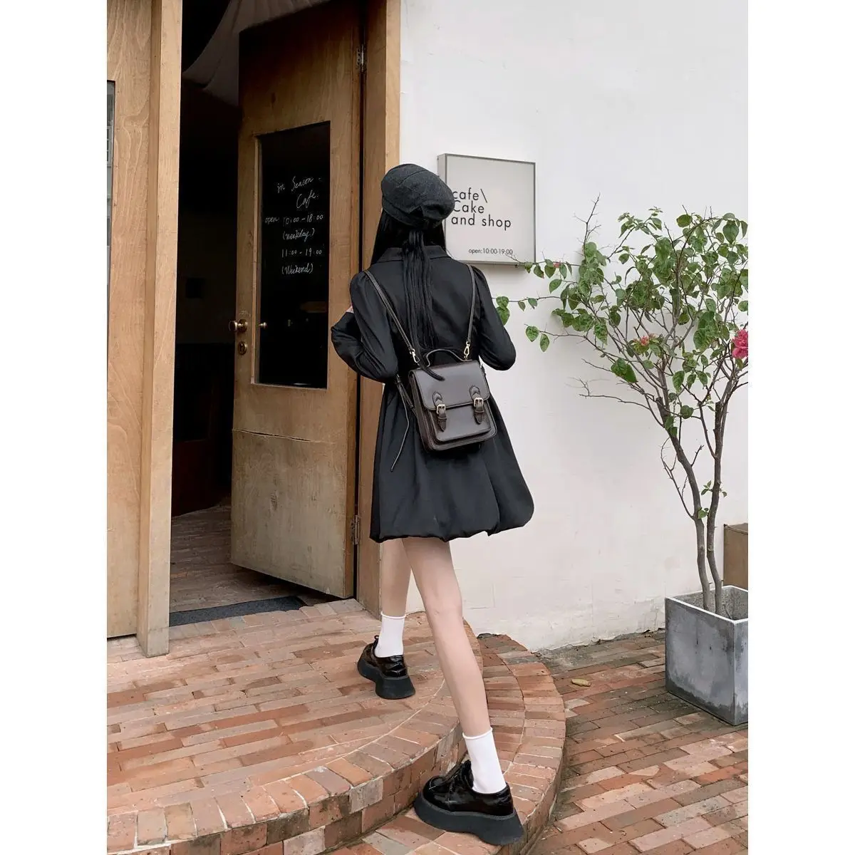 Korean College Style Dress Western-style Camisole Vest Two-piece Set Trendy Female Student Suit