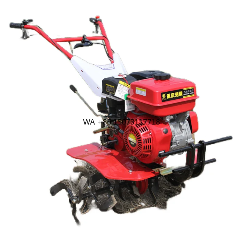 

63cc Premium Agri Powered Rotary Tiller 7hp Garden Cultivation Turnover Plow Weeding Hoe Machine Tractor Use Core Engine