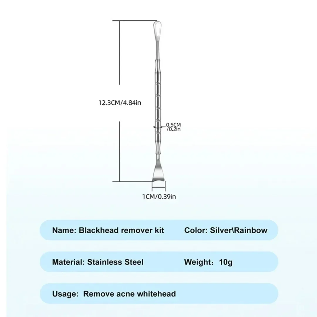 NEW Blackhead Remover Pimple Popper Tool Acne Needle Removing Treatment Whitehead Popping Face Blemish Extractor Skin Care Tools