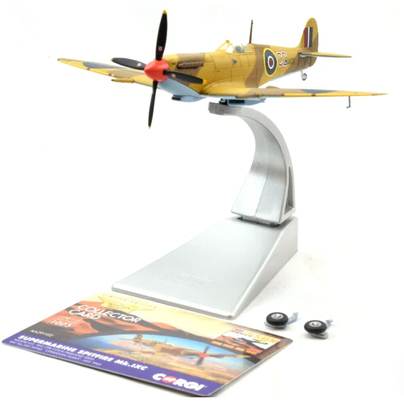 1/72 Scale Supermarine Spitfire Fighter MkIXc "Husky Operation" 1943 Die-cast Alloy Aircraft Model Collectible Decorative Item view 6