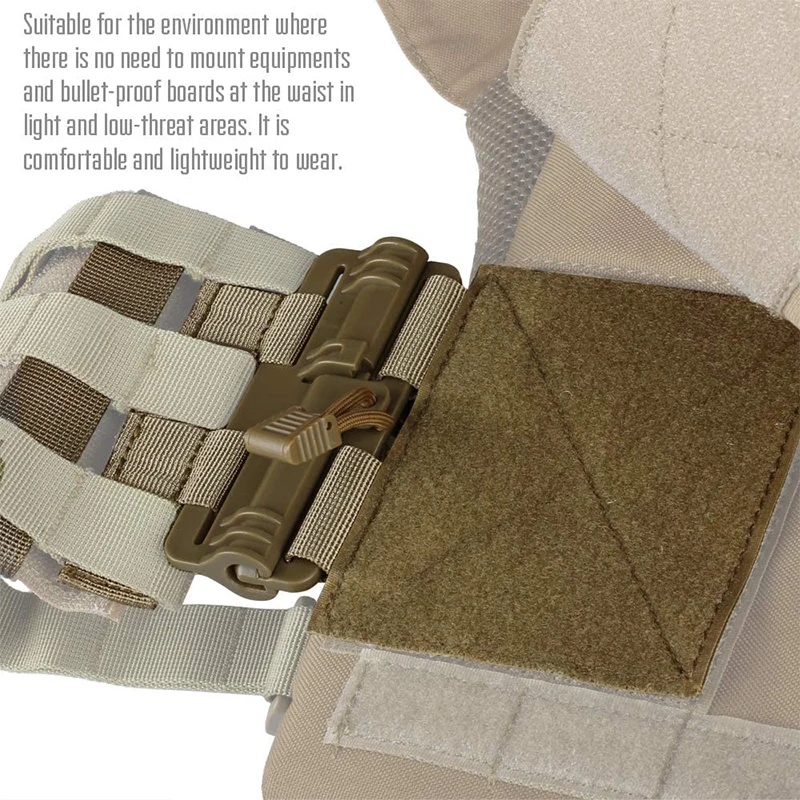 Quick Release Buckle Set Tube Cummerbund Adapter Molle System Fast Fit Buckle Quick Disconnect Removal for Jpc Cpc Ncpc 420 6094