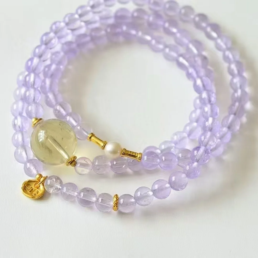 

Manufacturer Direct Delivery Natural Amethyst Beaded Bracelet For Women Energy Crystal Helps 2025 To Relieve Emotions