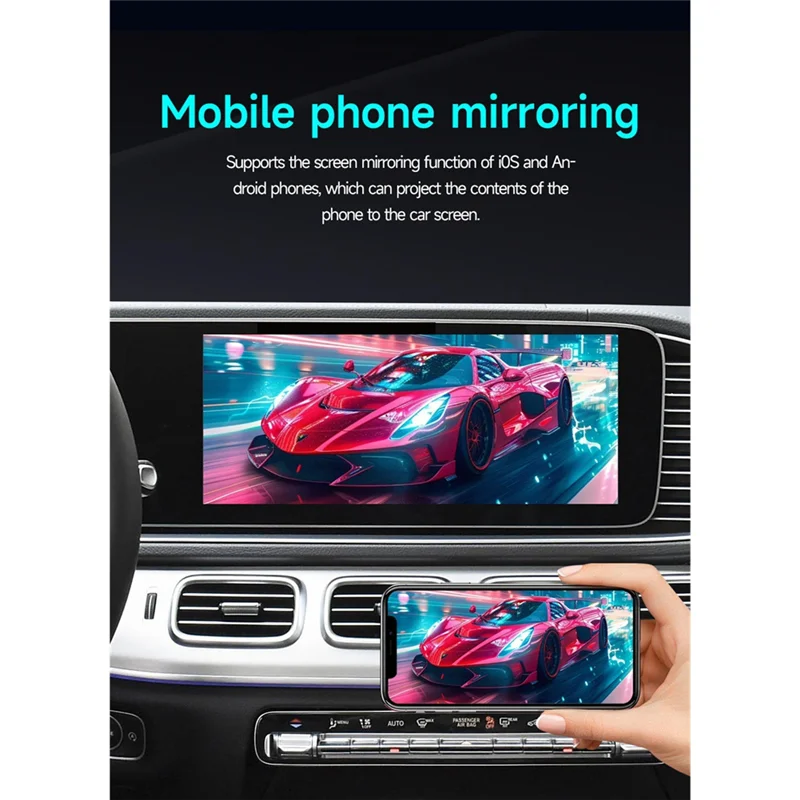 Carplay اللاسلكي، لصندوق Android Auto AI، التوصيل والتشغيل، يدعم Android RK 3528 4+ 32 GB، تشغيل أي تطبيق HD OTA