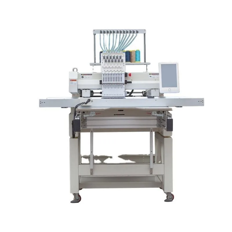 Large format single head automatic computerized embroidery machine Flat embroidery machine