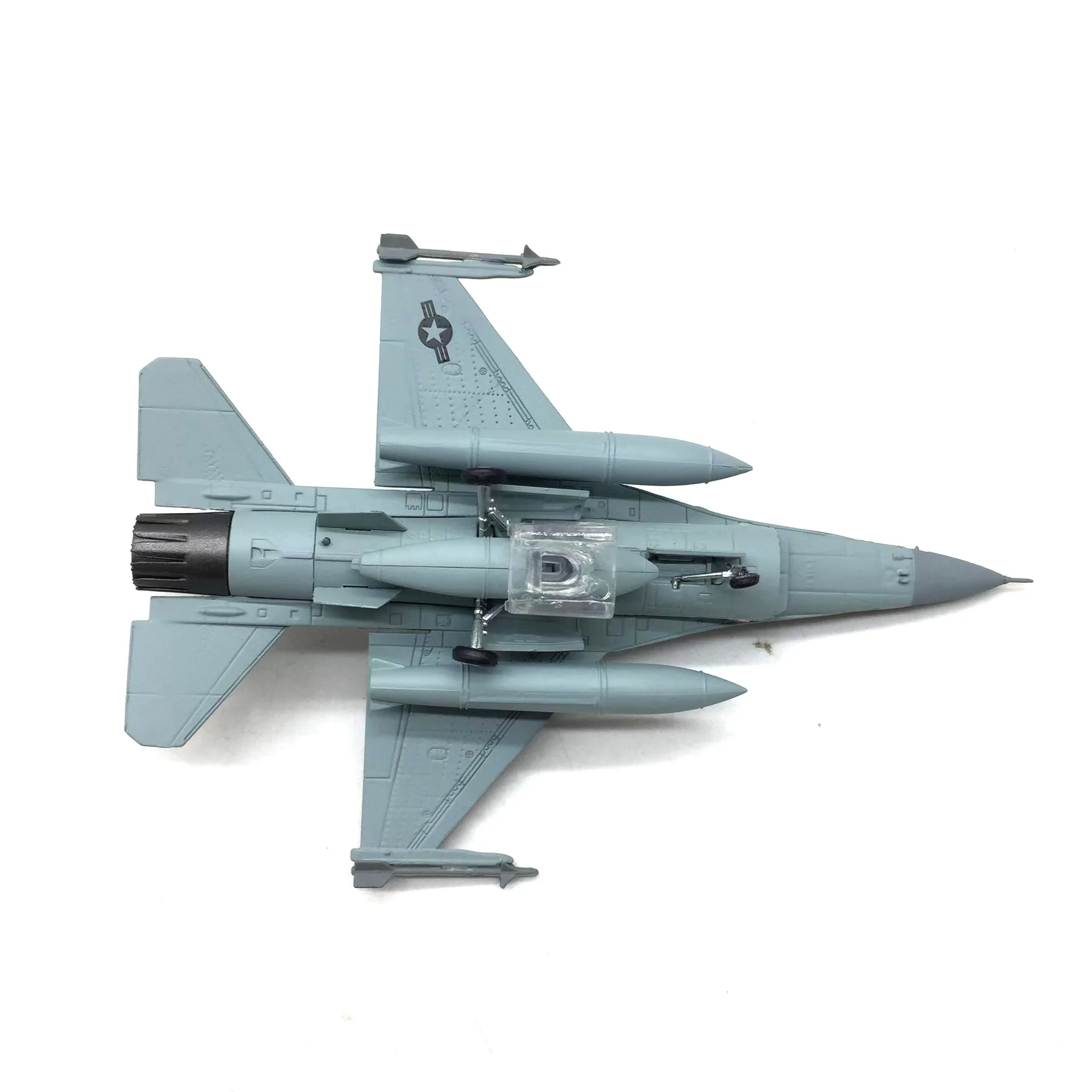 1:100 F-16C USAF Fighter Model & Display Stand Collection Gift F-16 Alloy Model Plane Mini Decorative Home