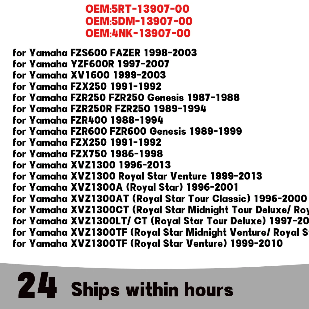 Motorcycle Fuel Pump For Yamaha XVZ1300 YZF600R XV1600 FZS600 FAZER FZR250R FZR250 5RT-13907-00 4NK-13907-00 Fuel Pump Parts