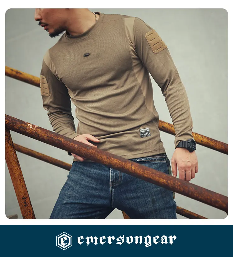 EMERSONGEAR Blue Label UMP Frogmen T-Shirt Herren Bodybuilding Fitness Sport Shirt Laufen Schießen Sportbekleidung T-Shirt – Detail 11