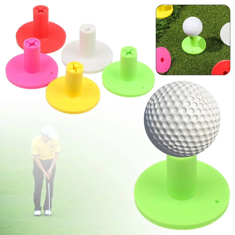 Durable Sports Part Training Practice Accessories Golf Mat Rubber Golfer Ball Tees Holder Golf Tees Durable