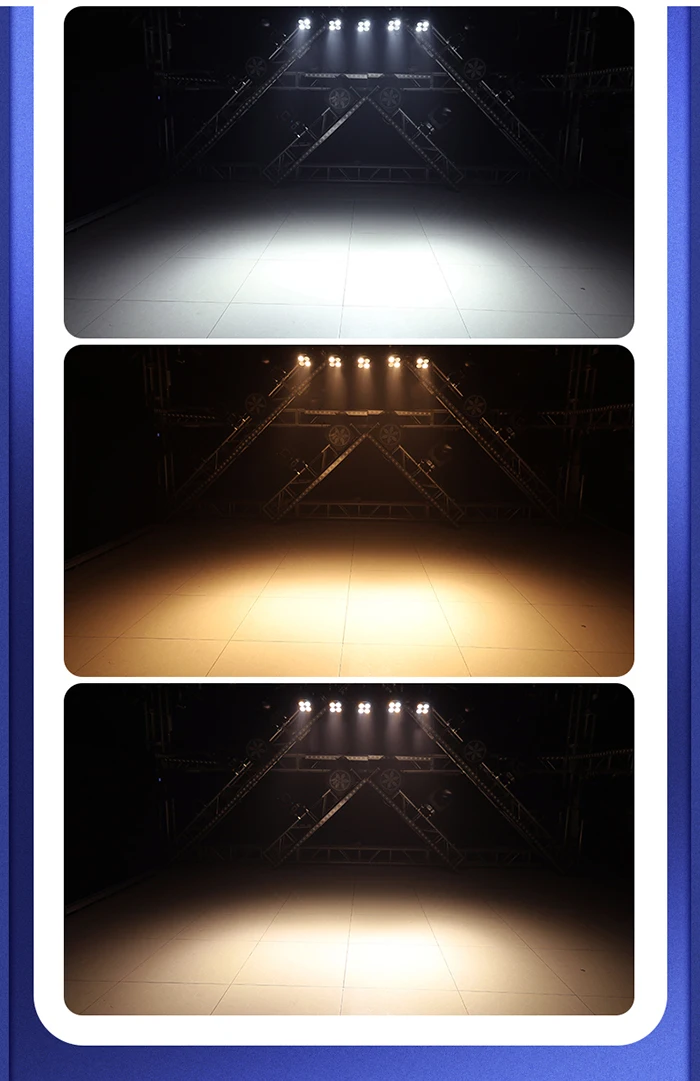 4 Augen/200 W LED Blindlicht COB Kalt- und Warmweiß DJ Disco Party Bühneneffektlicht – Detail 6