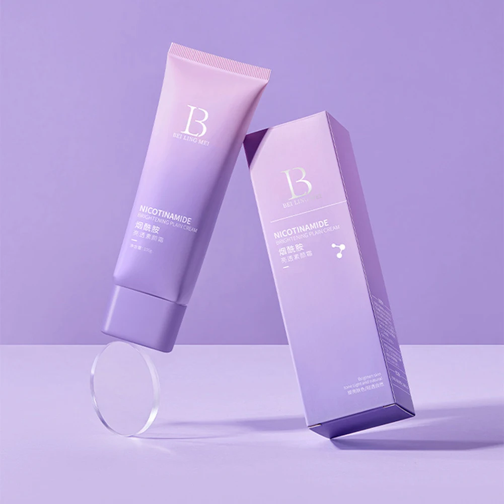 Niacinamide Hydraterende gezichtscrème 2 in 1 multi -effect isolatie crème Brighten Event Skin Tones Radiants Make -up benodigdheden