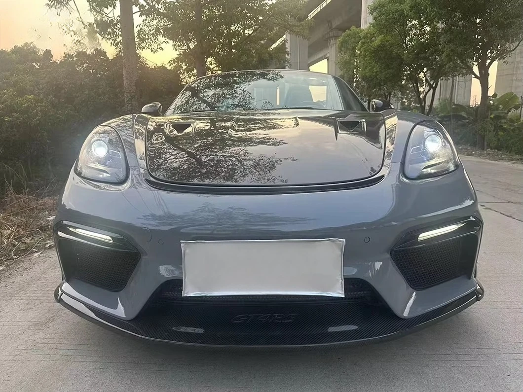 Upgrade for  RS Style Body Kit for Porsche 718 Boxster Cayman Plastic PP Front Lip Bumper Side Skirts Rear Diffuser Auto Parts