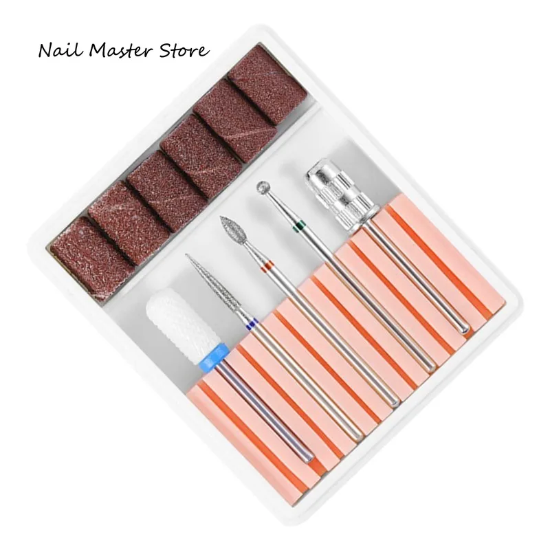 

1 Set Pedicure Bits Manicure Drill Bit Gel Polish Remover Cuticle Nail Drill Bit Electrical Tools Kit Manicure Kit Manicure Tool