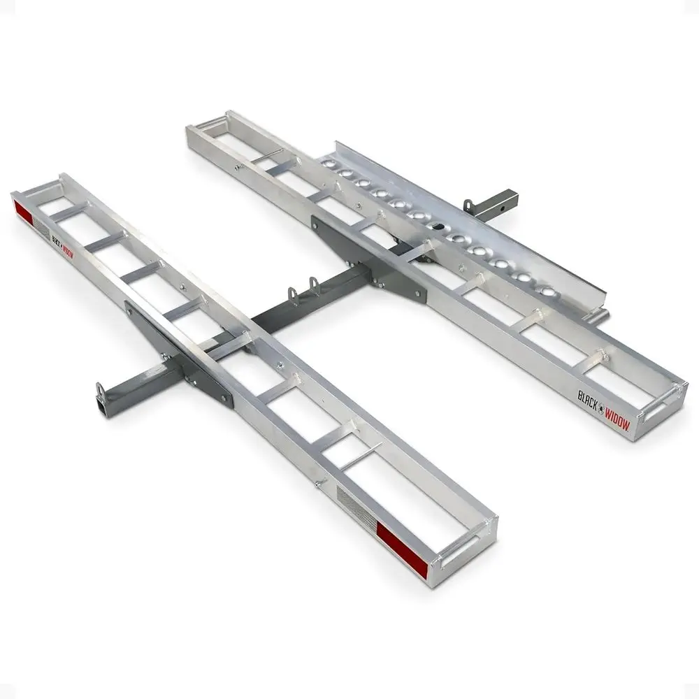 600-Pound Capacity Dual Dirt Bike Hitch Carrier for Trucks & SUVs - Folding Motorcycle, eBike, and Fat Tire Bike Hauler, Compati