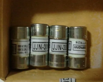 Fuses: JJN-30 30A 300Vac 160Vdc 10.3*22.4 / JJN-1 JJN-5 JJN-8 JJN-10 JJN-12 JJN-15 JJN-20 JJN-25 300V