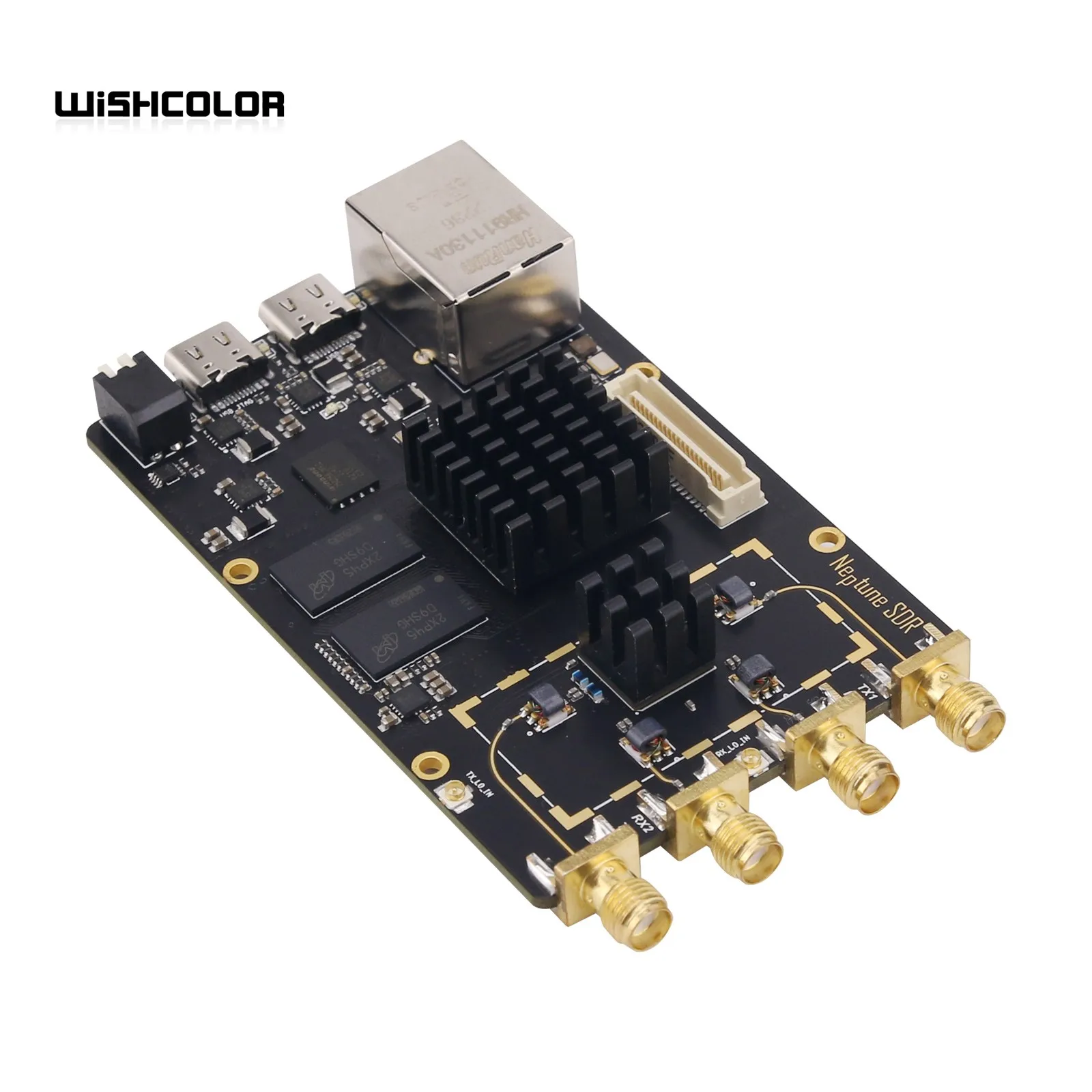 Imagem -05 - Wishcolor Neptunesdr B210 Plus 70mhz6ghz Placa de Desenvolvimento Sdr Openwifi Pluto Sdr Ad9361 Chip para Zynq