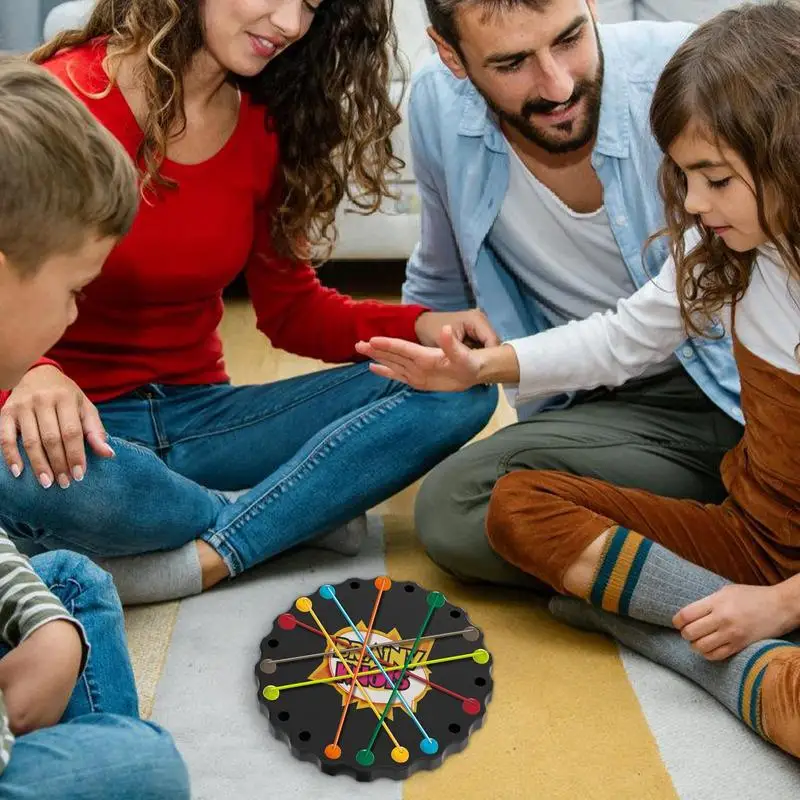 Mainan tali anak laki-laki dan perempuan, permainan Puzzle tali penyortir tali permainan perjalanan menyenangkan solusi Permainan Otak Pusat untuk anak laki-laki dan perempuan