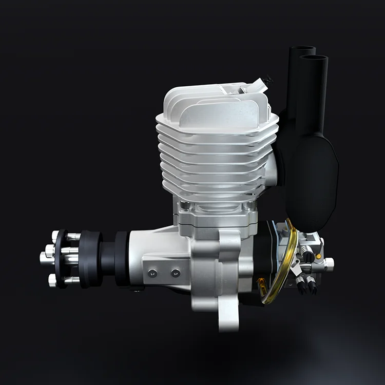 X-38cc-R Rear Exhaust Gas Engine, EPHIL 2-Stroke Power for Mid-Large Scale RC
