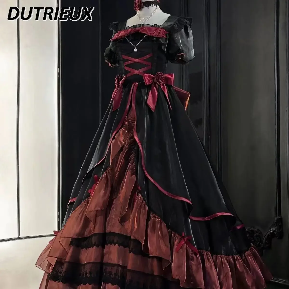 

Kawaii Lolita Princess Dress for Women 2024 Summer New Flower Wedding Birthday Activities Daily Birthday Dresses Lolita Dress