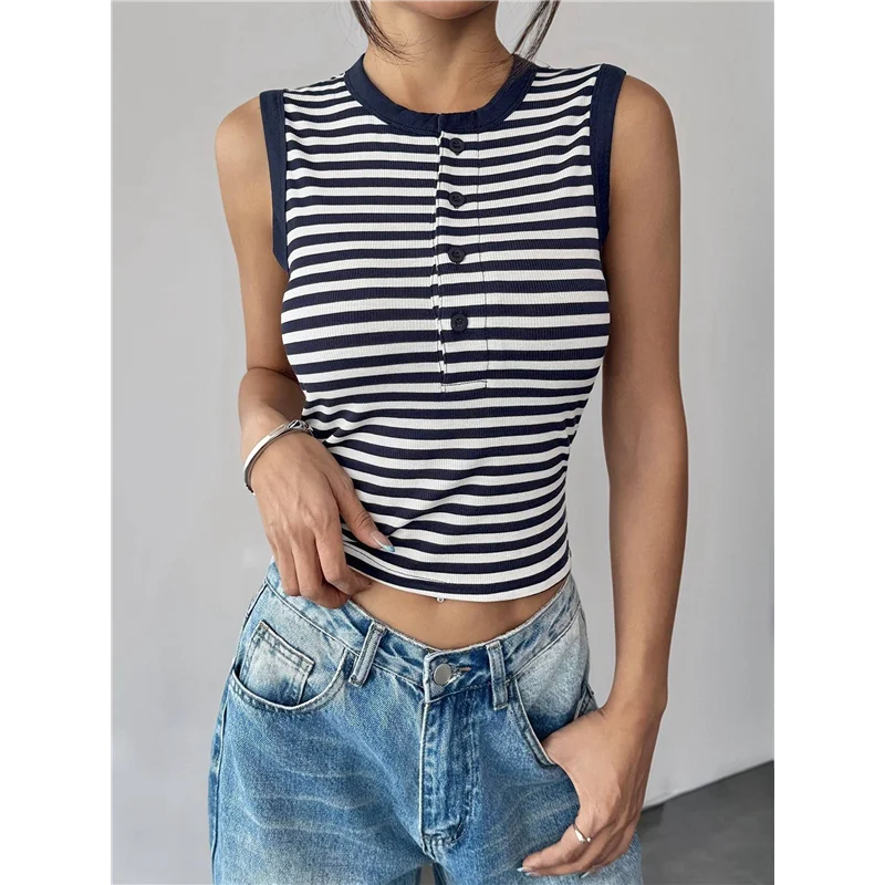 ABP-المرأة شريط مضلع متماسكة تانك القمم الصيف عادية سليم صالح بلوزات بلا اكمام لارتداء اليومي