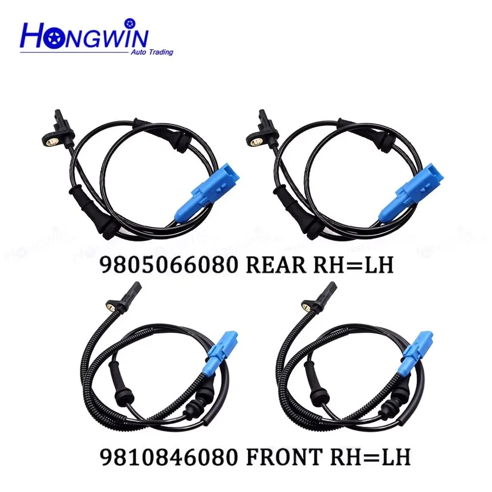 

9805066080 9810846080 4545J8 1/2/4 Front Rear ABS Wheel Speed Sensor For Citroen C3 Aircross II III C4 Cactus Peugeot 2008 I 301