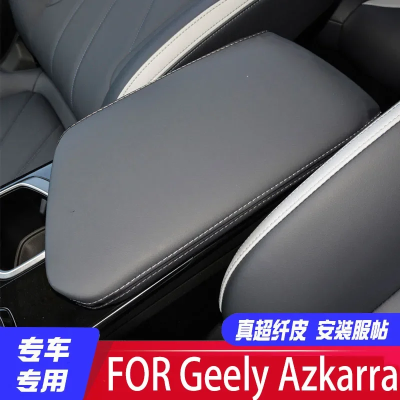 

FOR 23 Geely Azkarra Central armrest box set Hand box protective leather cover Automotive interior modification