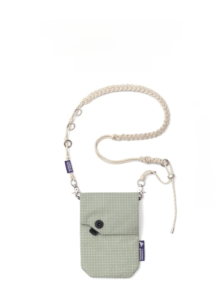 clxl-studio-casual-crossbody-phone-bag-lightweight-waterproof-zipper-pocket-passport-id-card-holder-unisex-nylon-material