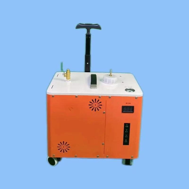 dual-purpose stainless steel steam iron with flat hanging ironing equipment, lined, for clothing and curtain stores