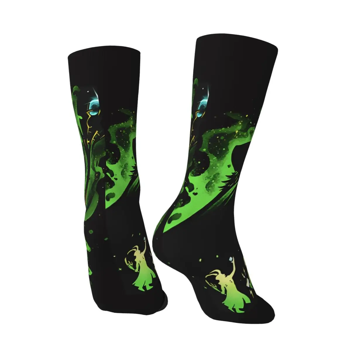 Hip Hop Retro Splendid Crazy Men's compression Socks Unisex maleficent mistress of evil Street Style Pattern Printed Funny