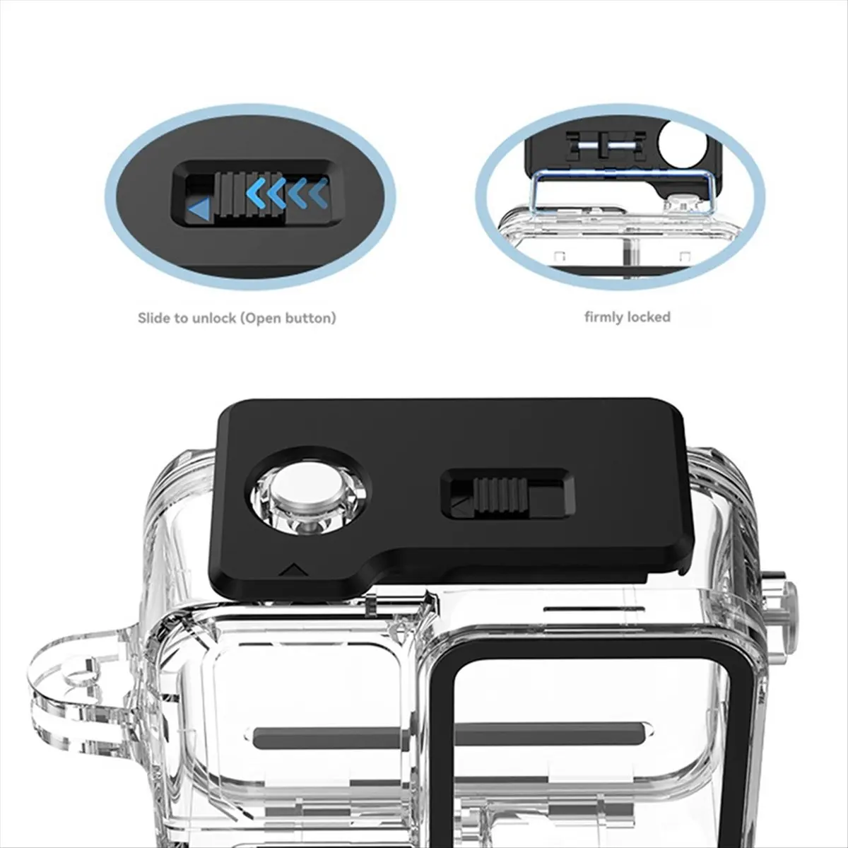 【~ New Y24A】Waterproof Case for Pro 2 Waterproof Dive Case 60M Housing Underwater Action Camera Accessories