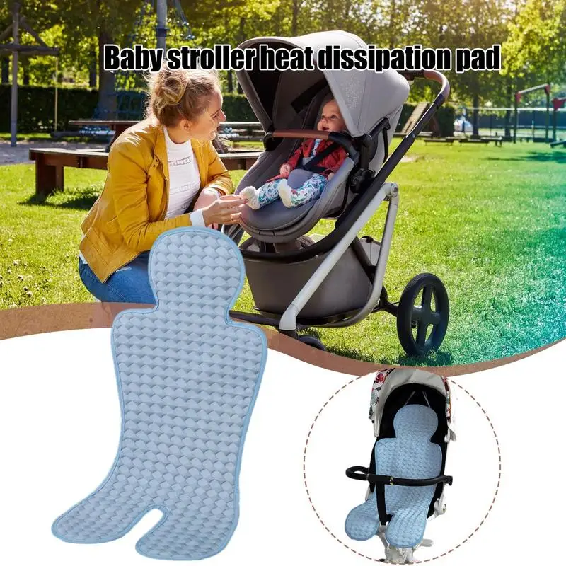 Enfriador de asiento de coche para niños, silla de días calientes, cojín de hielo, almohadilla de refrigeración para cochecito de bebé, silla de comedor, funda de asiento de coche para caliente