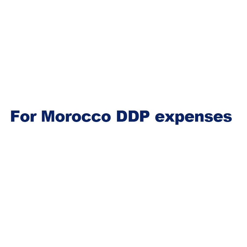 For Morocco DDP expenses