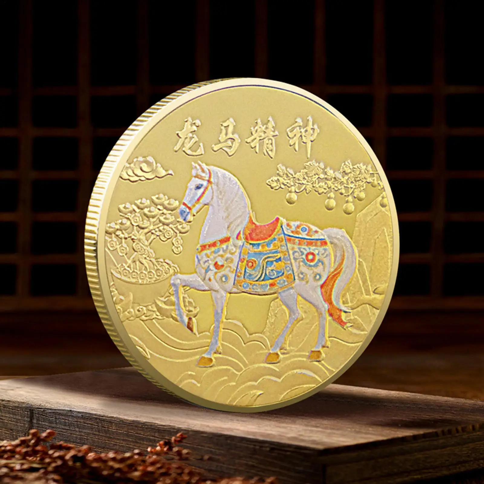 Lunar Year Of The Horse Coin 2026 Classic Lucky Keepsake Individual Collectible Coin For Friends Colleagues Fans Festival Home