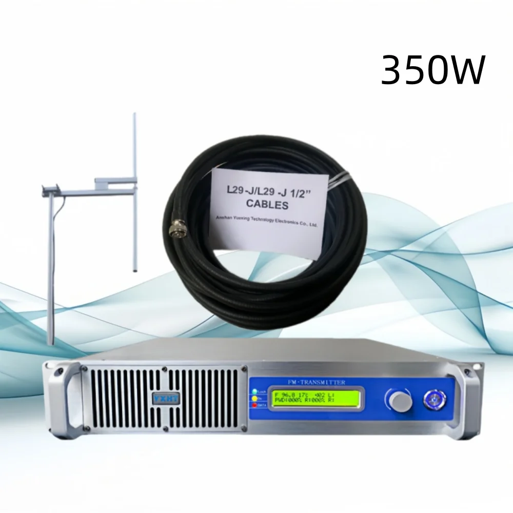 

Stable Output YXHT-1, 350W FM Transmitter: Complete Kit (Antenna + Cable)