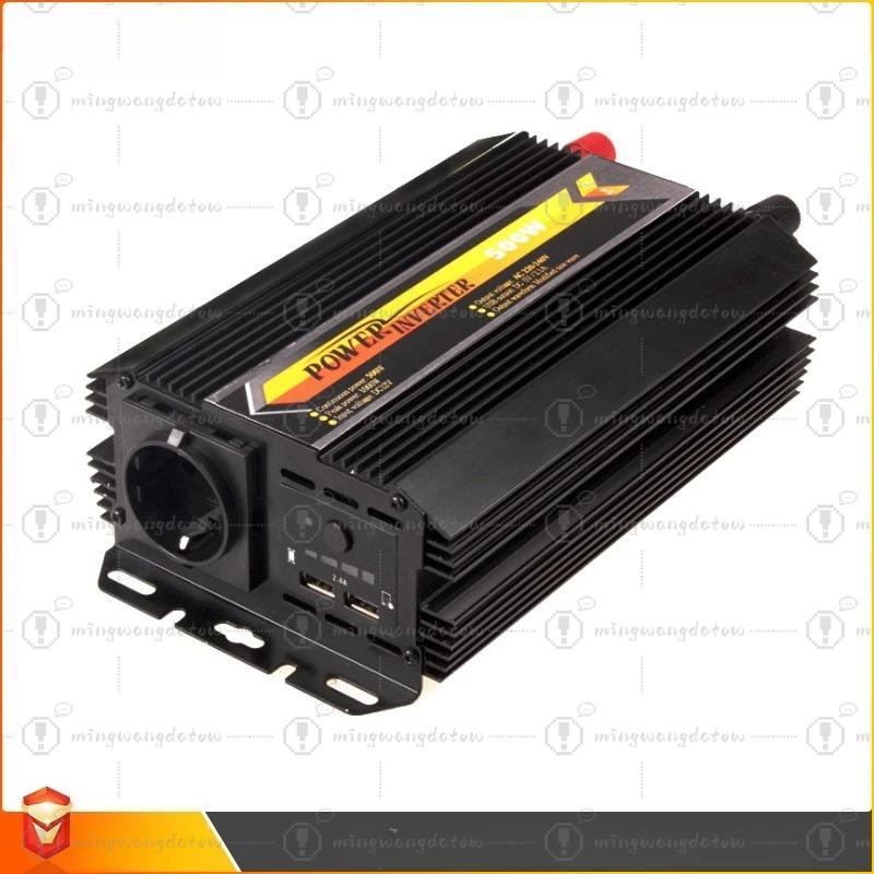 Factory direct sales car inverter repair sine wave 12 to 220V solar 600W power display digital display