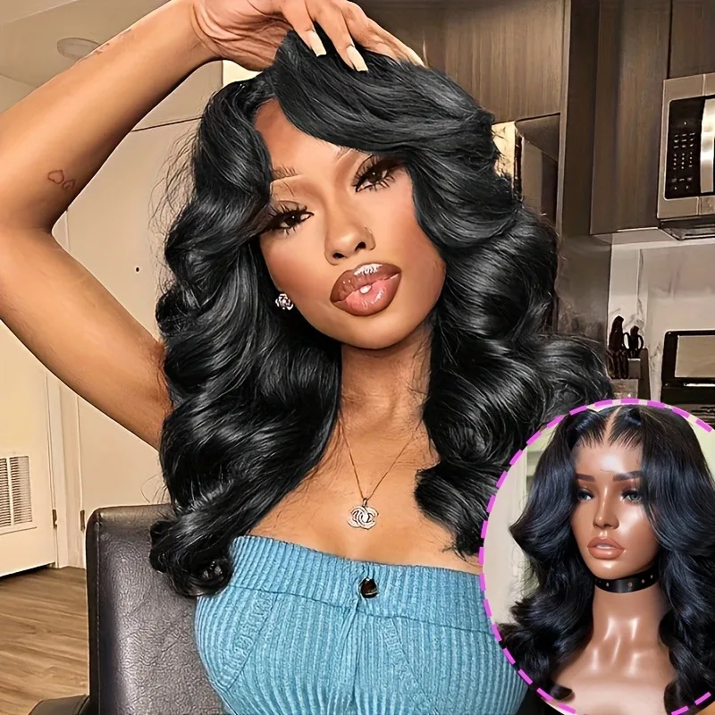 الجسم موجة الدانتيل الجبهة الباروكات شعر الإنسان واسعة الدانتيل 200 الكثافة خصلات الشعر المستعار الإنسان 13x4 شعر الإنسان الدانتيل الجبهة الباروكات قبل قطعها 20 بوصة #1