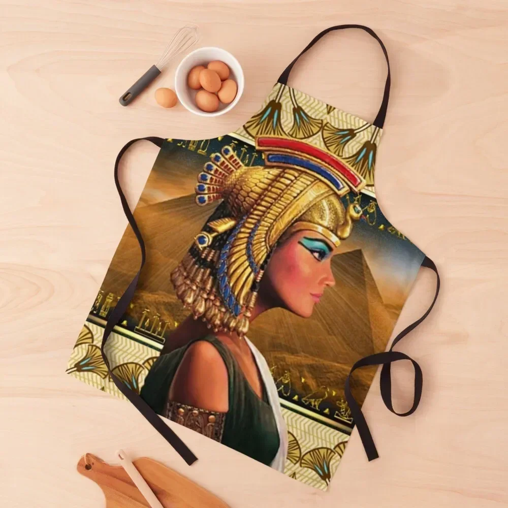 Queen Cleopatra Apron kitchen gadgets Waiter Uniforms Household Items Useful Apron