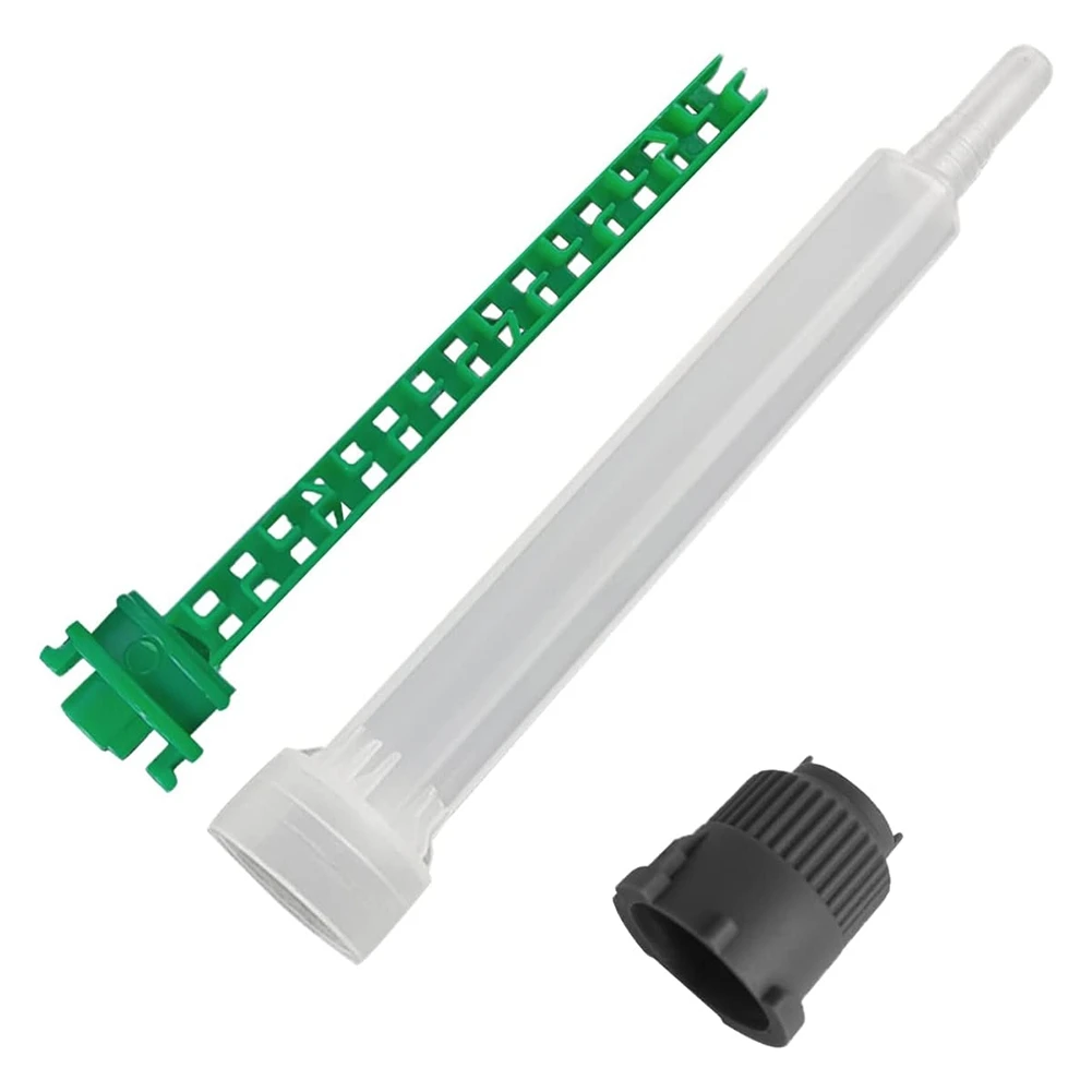 50 шт., эпоксидная клейкая смешивающая насадка, статическая смешивающая насадка, MB5-16 смешивающая трубка (соотношение 1:1) для AB мешалка для клея