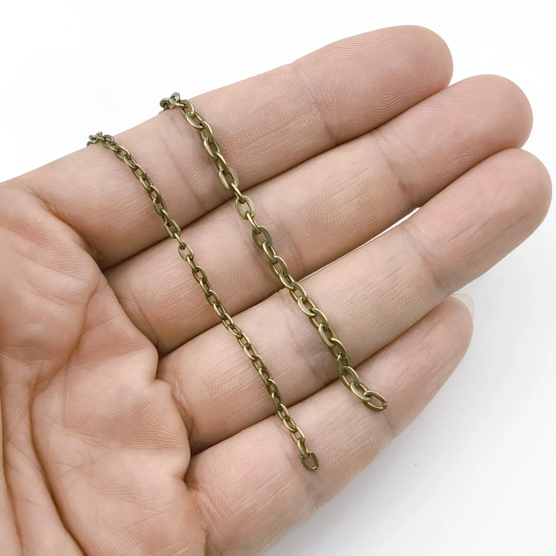 1/6 weibliche männliche Puppen Zubehör Metall Eisenkette 50 cm lang mit Öffnung für 12'' Actionfigur